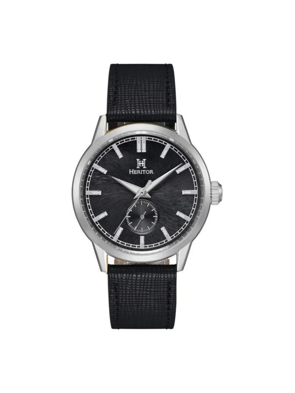 NWT Heritor Argento Automatic Black Dial Men's Watch
